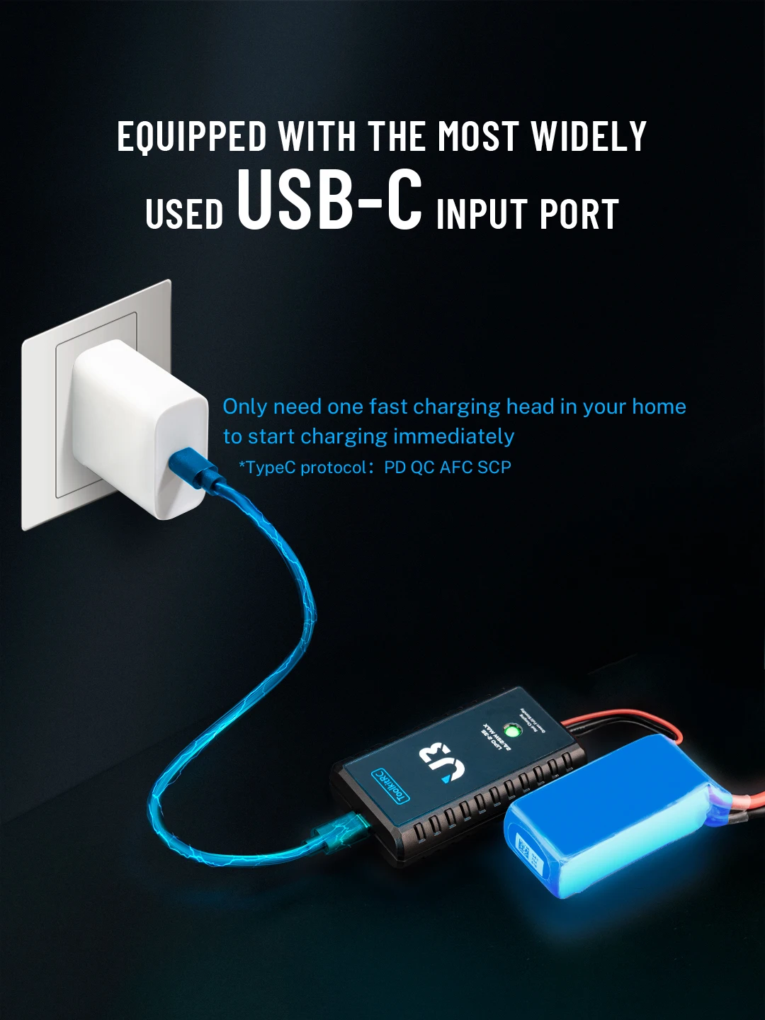 Зарядное устройство ToolkitRC U3 LiPo 2-3S / UN3 NiMh 4-8S 25W 2A USB-C с функцией балансировки для радиоуправляемых FPV дронов, автомобилей и самолетов
Зарядное устройство ToolkitRC U3 LiPo 2-3S / UN3 NiMh 4-8S 25W 2A USB-C с функцией балансировки для радиоуправляемых FPV дронов, автомобилей и самолетов