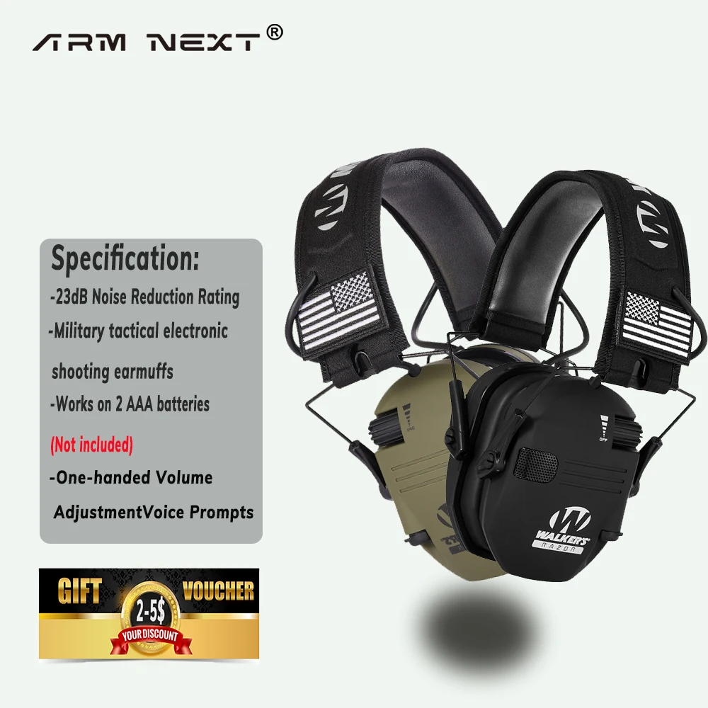 SALE Military Tactical Electronic Shooting Earmuffs Outdoor Hunting Sound Pickup Noise Reduction Protection Hearing Headset
SALE Military Tactical Electronic Shooting Earmuffs Outdoor Hunting Sound Pickup Noise Reduction Protection Hearing Headset