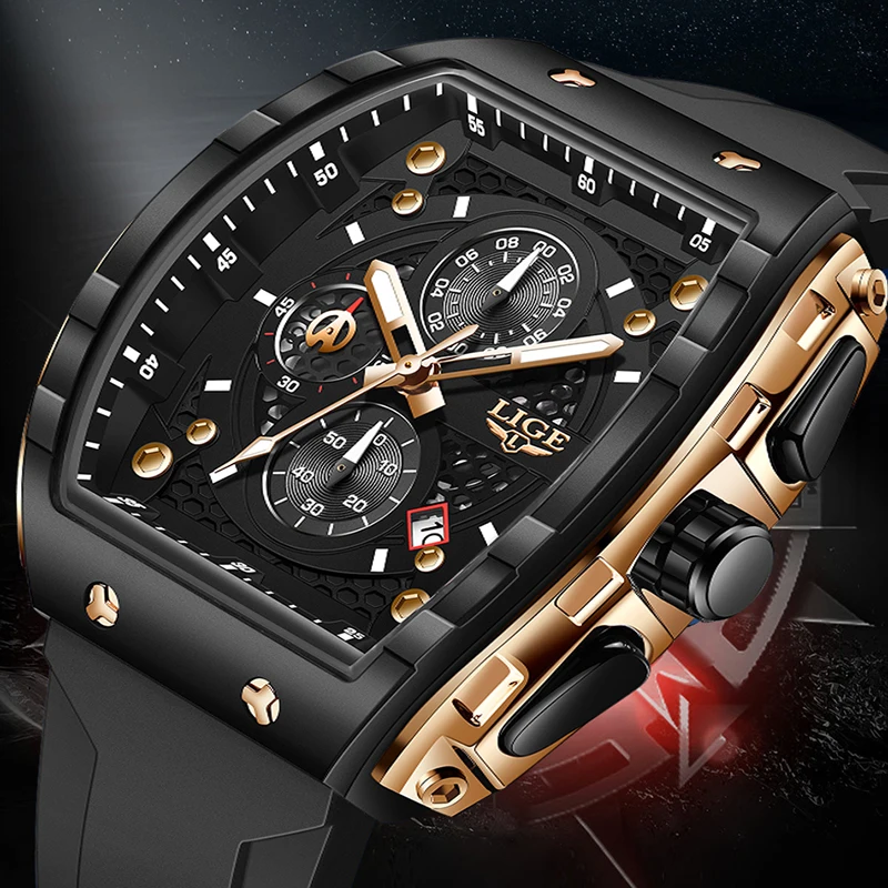 LIGE 2026 mens wristwatch classic luxury men's watch quartz silicone strap date luminous business casual watches for men reloj
LIGE 2026 mens wristwatch classic luxury men's watch quartz silicone strap date luminous business casual watches for men reloj