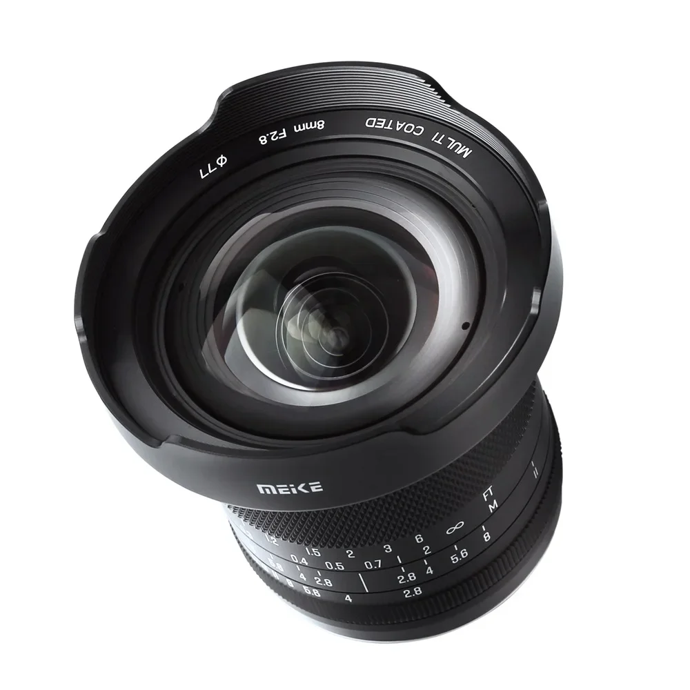 Meike 8mm F2.8 Prime Manual Focus Ultra-wide Angle And Zero Distortion Lens For Panasonic Lumix/ Olympus Micro 4/3 M43
Meike 8mm F2.8 Prime Manual Focus Ultra-wide Angle And Zero Distortion Lens For Panasonic Lumix/ Olympus Micro 4/3 M43