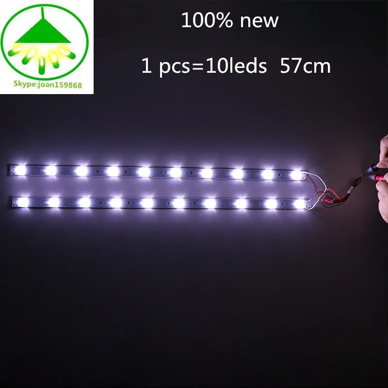 FOR 2 pcs/lot 100% NEW good quality FOR NEW Toshiba 32L1550C LCD TV screen backlight strip 4C-LB320T-SH3 57cm 10leds
FOR 2 pcs/lot 100% NEW good quality FOR NEW Toshiba 32L1550C LCD TV screen backlight strip 4C-LB320T-SH3 57cm 10leds