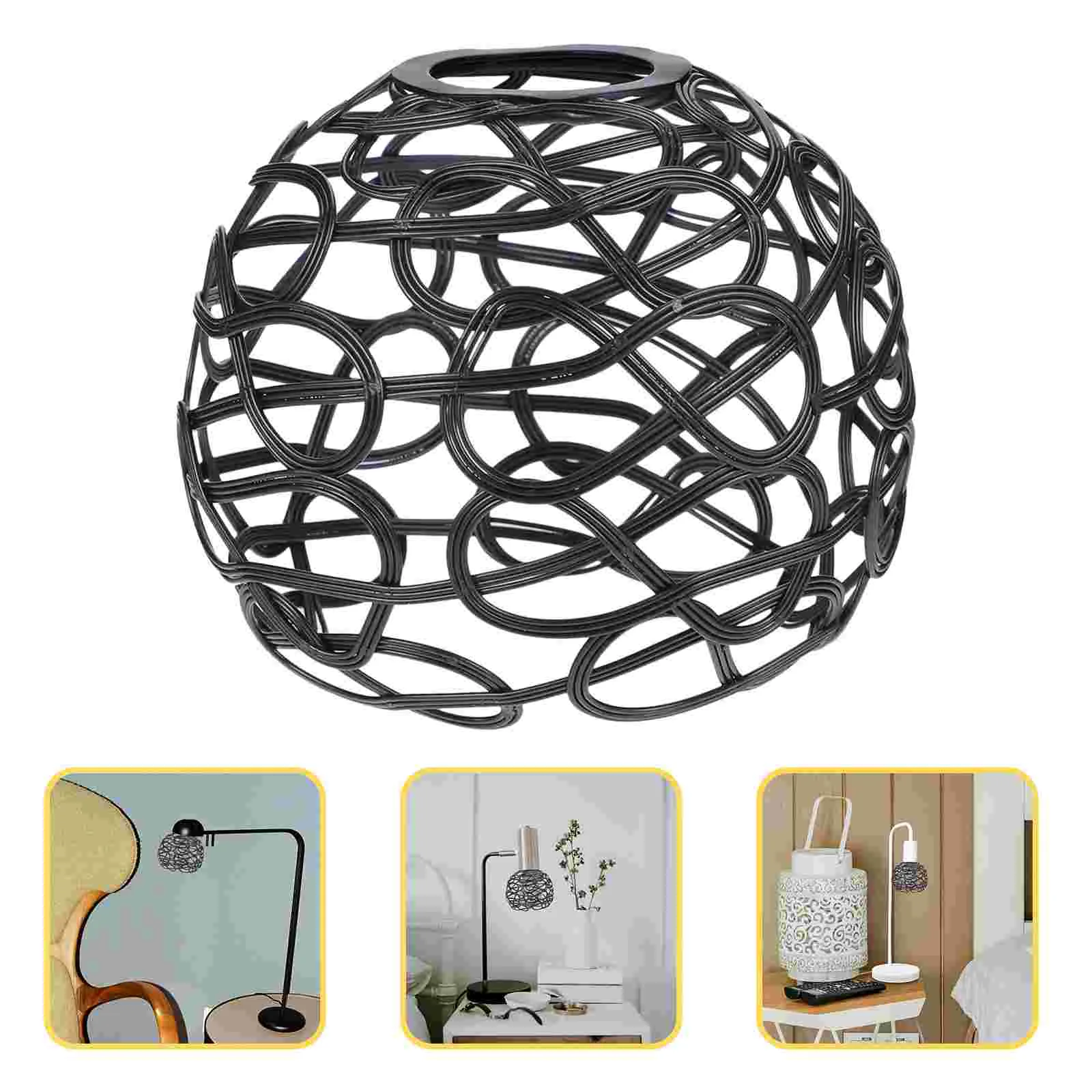 Lampshade Hollow Out Metal Chandelier Decorative Light Covers Wrought Iron Black Lightweight
Lampshade Hollow Out Metal Chandelier Decorative Light Covers Wrought Iron Black Lightweight