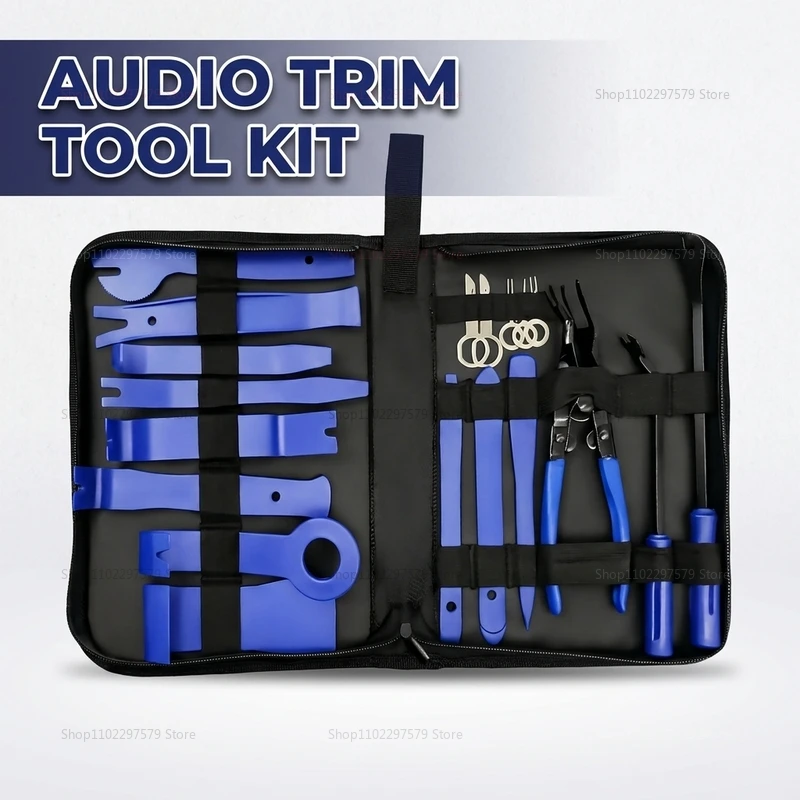 19 Pieces Car Audio Dashboard Panel Disassembly Tools Set Interior Navigation Removal Kit for Vehicle Repair Enhancement
19 Pieces Car Audio Dashboard Panel Disassembly Tools Set Interior Navigation Removal Kit for Vehicle Repair Enhancement