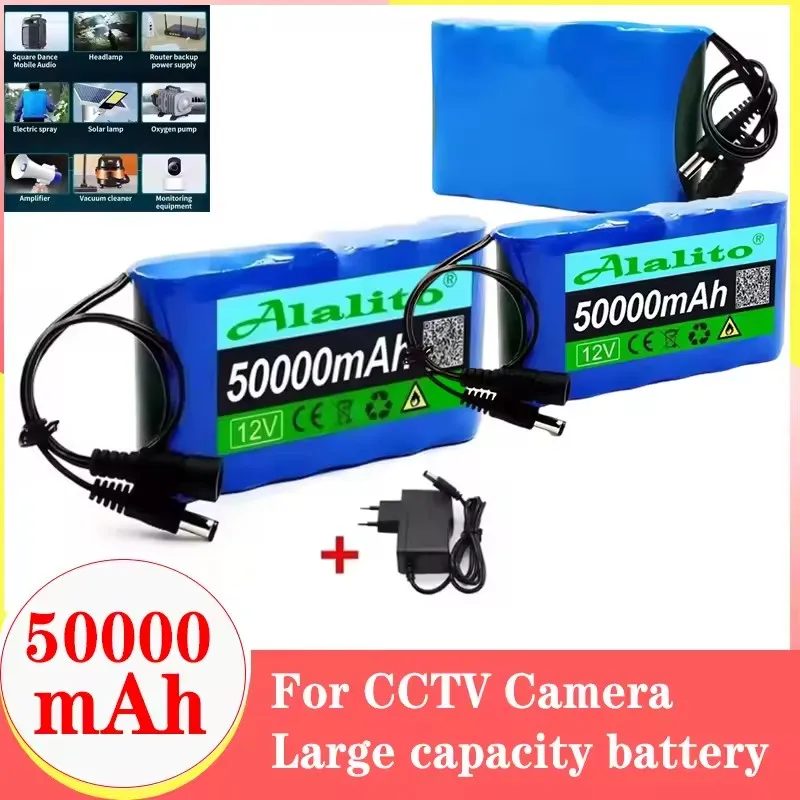 NEW High - Capacity 12V 5000mAh Li - Ion Replacement Battery for CCTV, LED Lamps, and Camera Monitors
NEW High - Capacity 12V 5000mAh Li - Ion Replacement Battery for CCTV, LED Lamps, and Camera Monitors