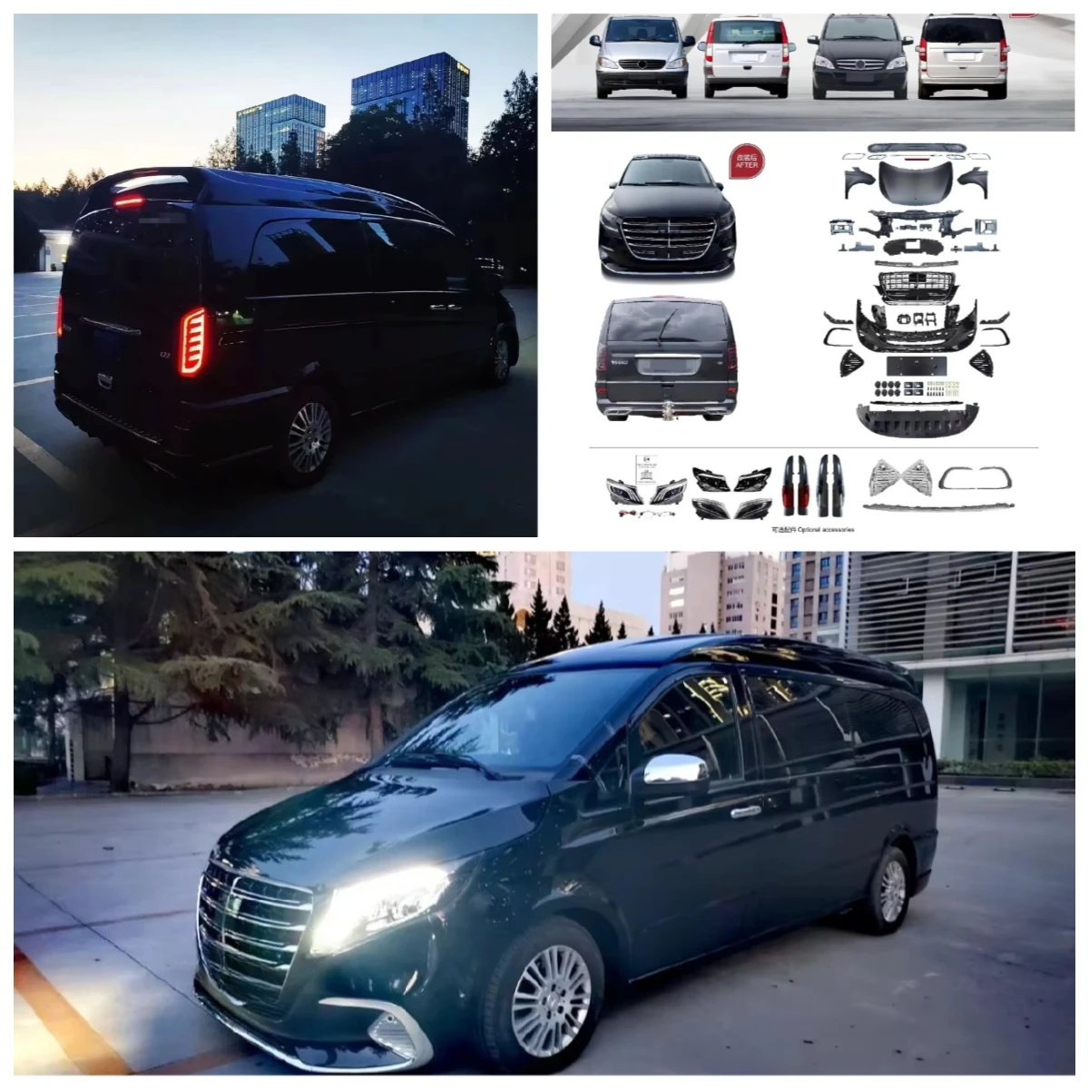 Flying Wing Whole Set Upgrade Body Kits Suitable For The New Bz Viano 2004-2015 Upgraded To 2024 V300 Surround And
Flying Wing Whole Set Upgrade Body Kits Suitable For The New Bz Viano 2004-2015 Upgraded To 2024 V300 Surround And