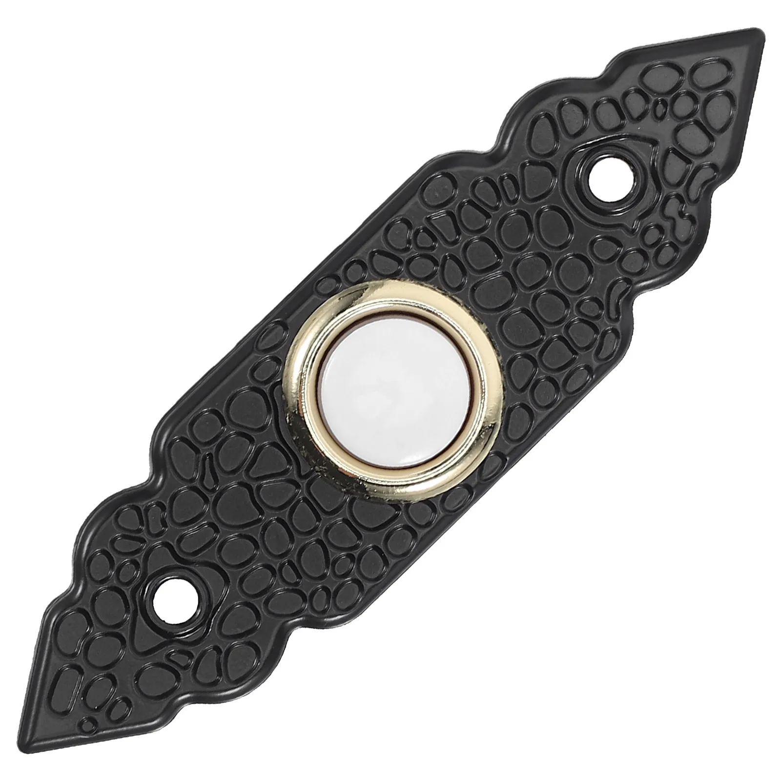 Decorative Doorbell Button Vintage Wall Mount Wired Door Bell Iron Craftsmanship Black Finish for Front Entry Porch
Decorative Doorbell Button Vintage Wall Mount Wired Door Bell Iron Craftsmanship Black Finish for Front Entry Porch