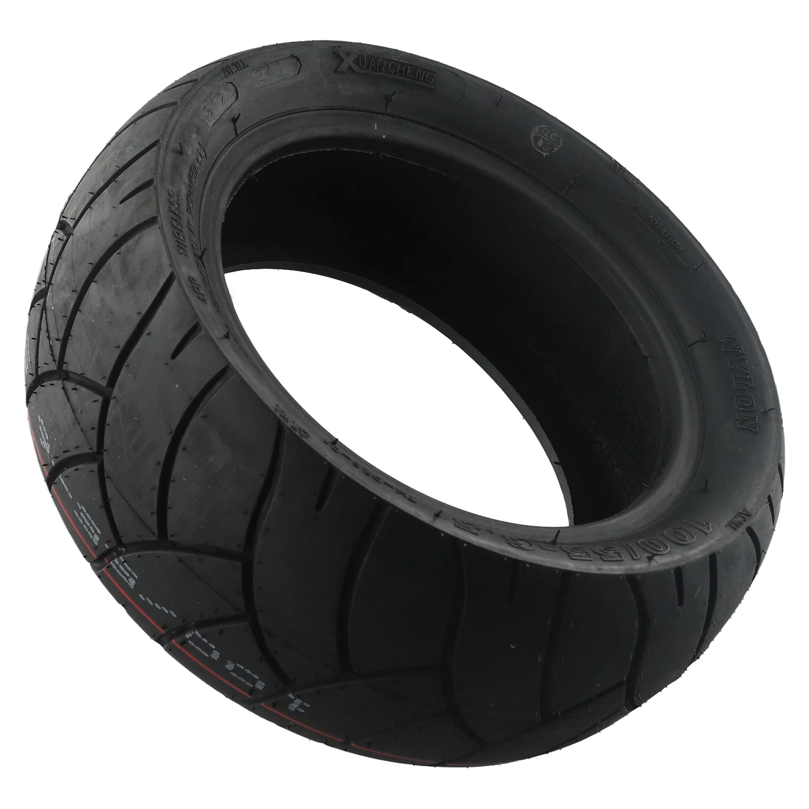 11 inch Tubeless Tyre Model 90656 5 100/55 6 5 for Modified Electric Scooter Rubber Replacement Tire for Scooter Use
11 inch Tubeless Tyre Model 90656 5 100/55 6 5 for Modified Electric Scooter Rubber Replacement Tire for Scooter Use