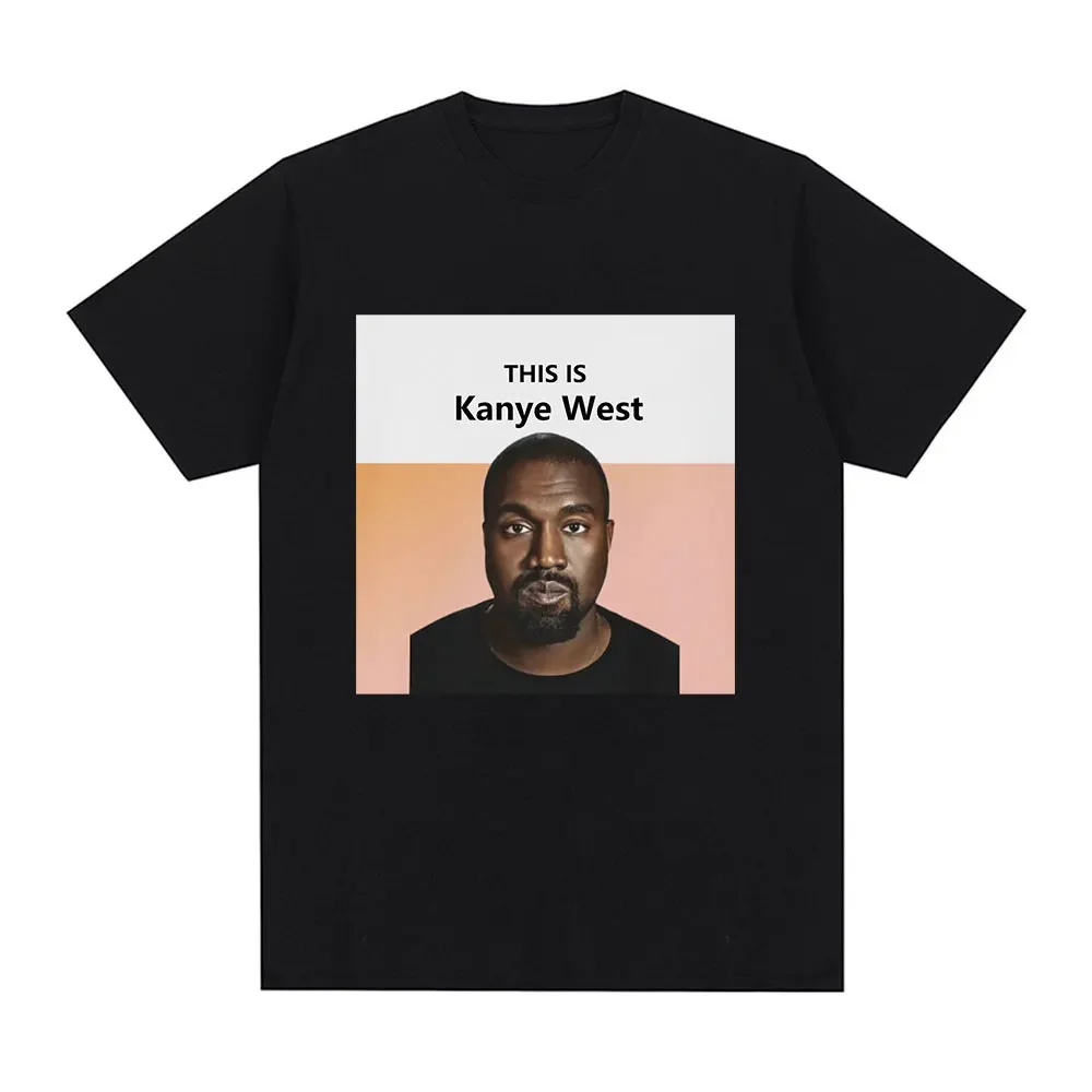 Мужская Дизайнерская Повседневная футболка Kanye из 100% хлопка, большие размеры, забавные Новые Топы с рисунком This Is West Meme Graphic
Мужская Дизайнерская Повседневная футболка Kanye из 100% хлопка, большие размеры, забавные Новые Топы с рисунком This Is West Meme Graphic