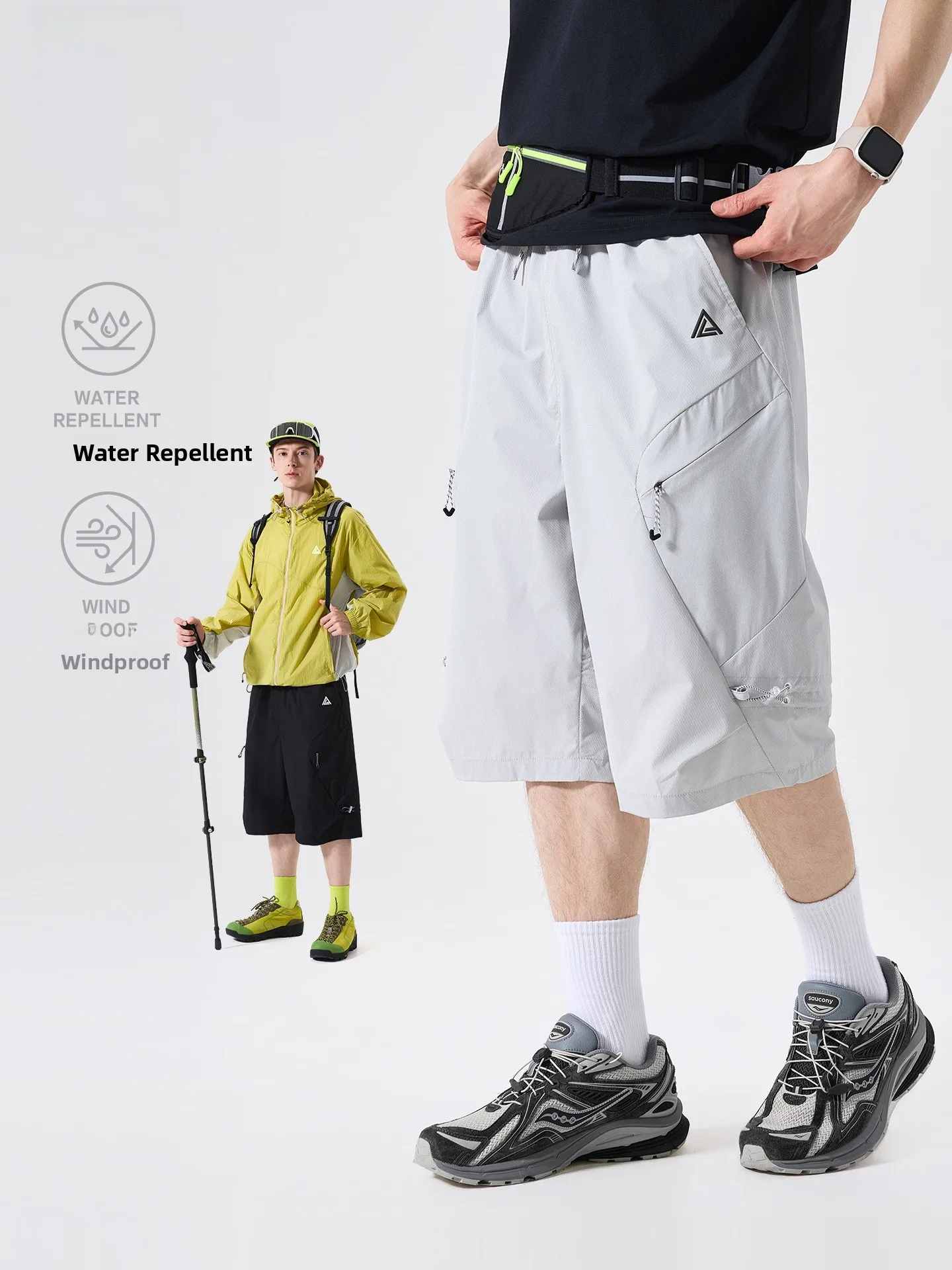 LAZY DAY Outdoor Waterproof Men's Hiking Trousers Lightweight Wear-resistant Seven-Foot Sports Workwear Casual Polyester Fiber
LAZY DAY Outdoor Waterproof Men's Hiking Trousers Lightweight Wear-resistant Seven-Foot Sports Workwear Casual Polyester Fiber