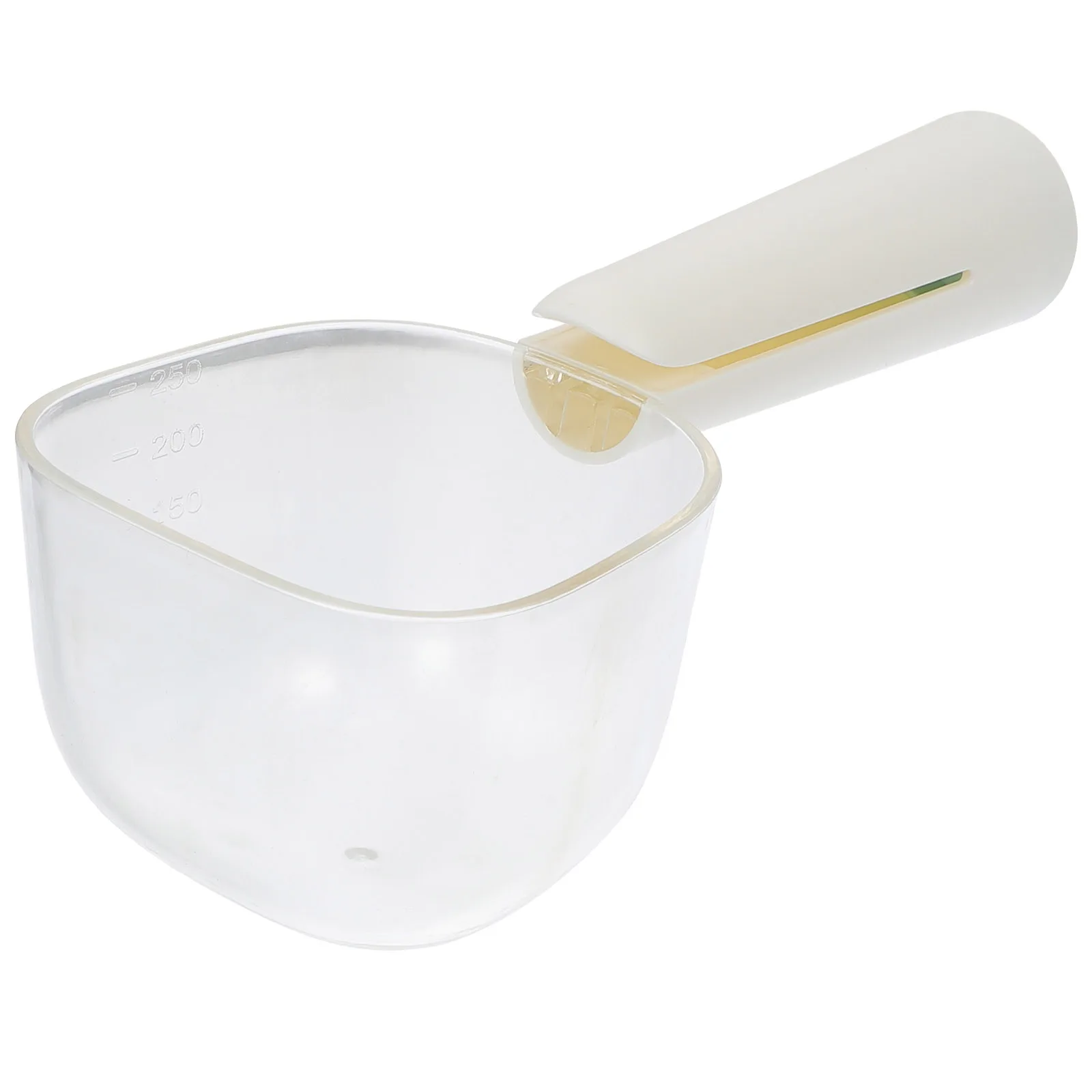 Plastic Pet Food Cat Measuring Spoon Sealing Clip Dry Liquid Portions Easy Storage White Color
Plastic Pet Food Cat Measuring Spoon Sealing Clip Dry Liquid Portions Easy Storage White Color
