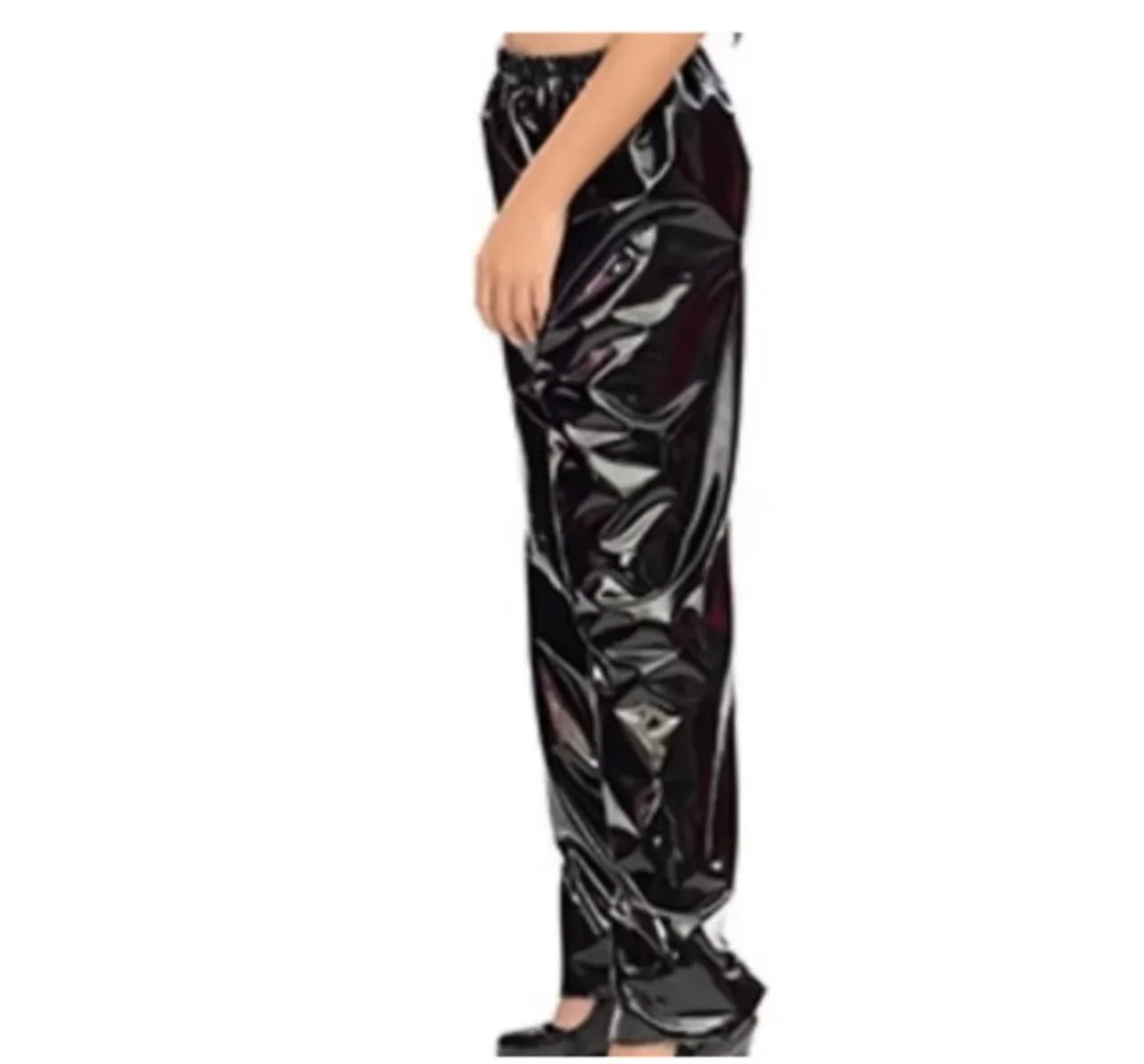 Adult Crossdresser Fashion Sexy Gothic Open Range Pants Elastic Waist PVC Bright Face Party Daily Dressing
Adult Crossdresser Fashion Sexy Gothic Open Range Pants Elastic Waist PVC Bright Face Party Daily Dressing