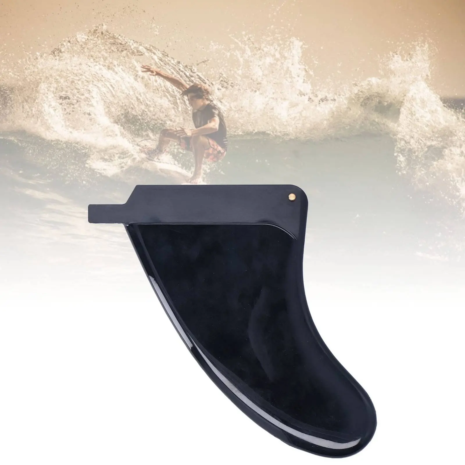 6.5 Inch Tail Fin Long-Lasting Single Large Fin Water Sports Gear Classic Template Good Hold for Surfing
6.5 Inch Tail Fin Long-Lasting Single Large Fin Water Sports Gear Classic Template Good Hold for Surfing