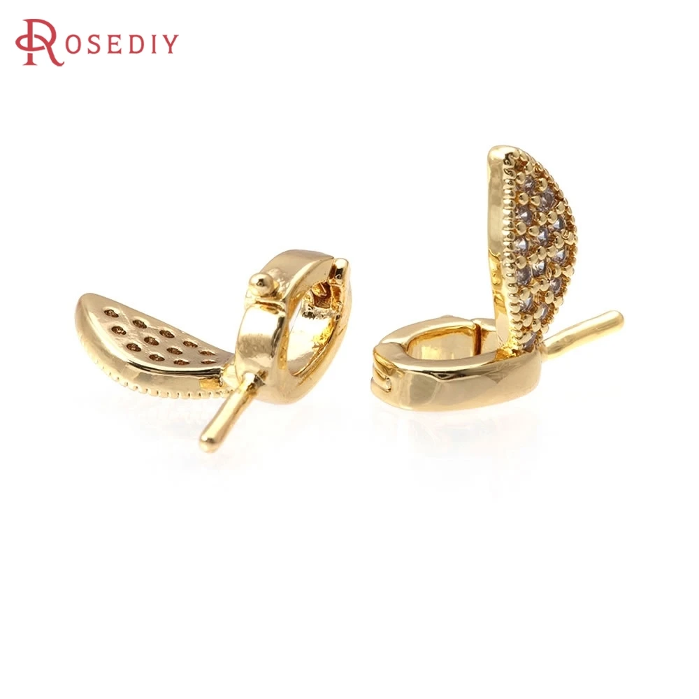 6PCS 18K Gold Color Brass Zircon Can Fit Beads Tree Leaf Leaves Necklaces Pendants Connector Charms Snap Clip Clasps Diy Making
6PCS 18K Gold Color Brass Zircon Can Fit Beads Tree Leaf Leaves Necklaces Pendants Connector Charms Snap Clip Clasps Diy Making