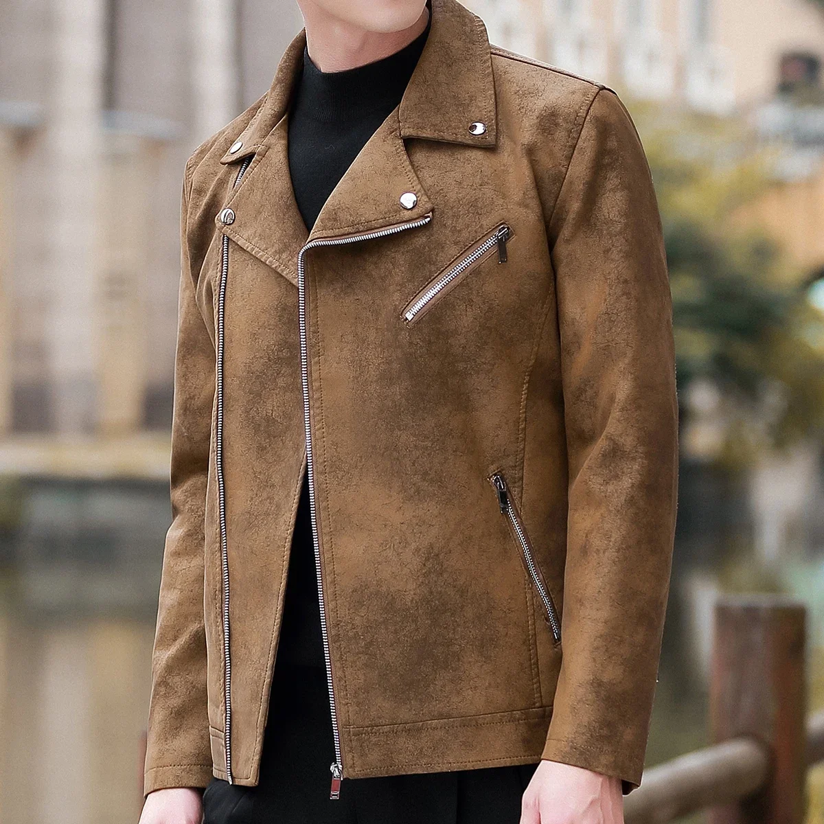 Warm PU Leather Jacket Male Spring Classical Motorcycle Leather Jackets Men New Casual Zipper Leather Jackets Velvet Windproof
Warm PU Leather Jacket Male Spring Classical Motorcycle Leather Jackets Men New Casual Zipper Leather Jackets Velvet Windproof