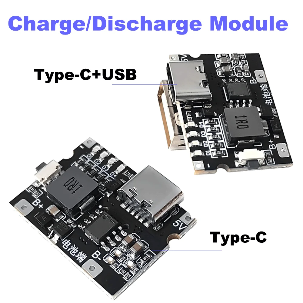 5V3A Интегрированный модуль для зарядки и разрядки литиевой батареи Type-C USB-плата питания Модуль защиты от зарядки и разрядки
5V3A Интегрированный модуль для зарядки и разрядки литиевой батареи Type-C USB-плата питания Модуль защиты от зарядки и разрядки
