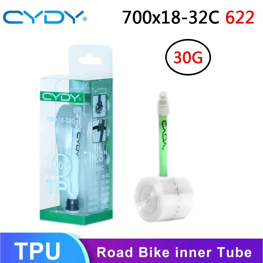 CYDY Внутренняя трубка из ТПУ для шоссейного велосипеда 700x18 23 25 26 27 28 30 32C Велосипедные шины 30G Покрышка для камеры 700C Ночной флуоресцентный клапан 
CYDY Внутренняя трубка из ТПУ для шоссейного велосипеда 700x18 23 25 26 27 28 30 32C Велосипедные шины 30G Покрышка для камеры 700C Ночной флуоресцентный клапан