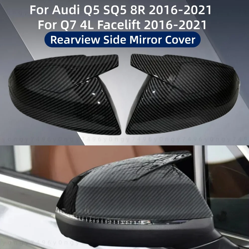 For Audi Q5 SQ5 8R 2016-2021 Q7 4L Facelift 2016-2021 side Wing Rear View Rearview Mirror Cover Case Caps Without Lane Assist
For Audi Q5 SQ5 8R 2016-2021 Q7 4L Facelift 2016-2021 side Wing Rear View Rearview Mirror Cover Case Caps Without Lane Assist