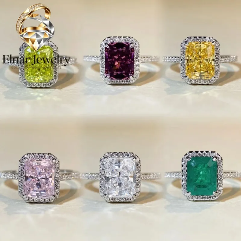 Elnar Jewelry Luxury Solid Platinum PT950 Women's 3 karat Moissanite Ice Flower Cut Ring Raydean Cut Diamond Ring
Elnar Jewelry Luxury Solid Platinum PT950 Women's 3 karat Moissanite Ice Flower Cut Ring Raydean Cut Diamond Ring
