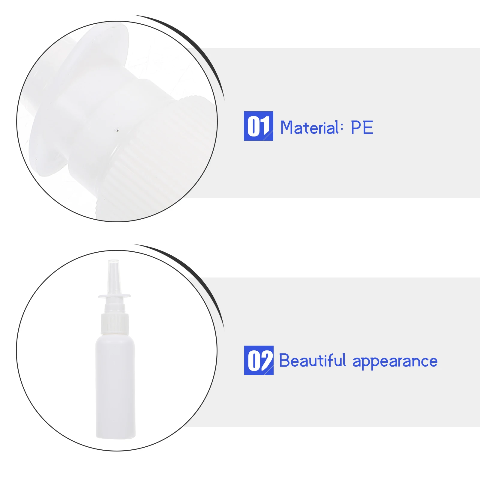 20 Pcs Bottle Plastic PE 100ml White Fine Travel Liquid Storage Refillable Bottle For Cosmetics Portable
20 Pcs Bottle Plastic PE 100ml White Fine Travel Liquid Storage Refillable Bottle For Cosmetics Portable