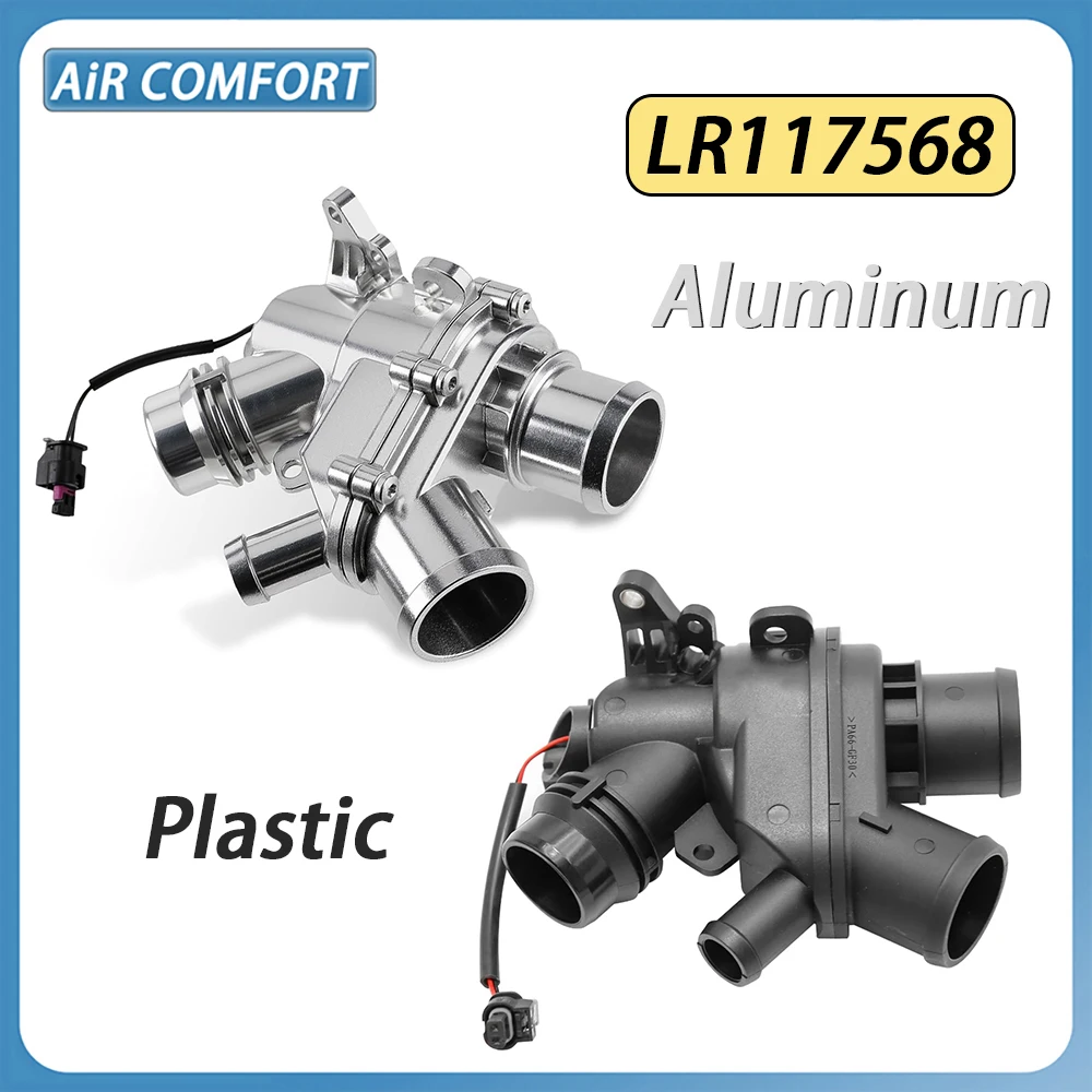 LR117568 LR062498 Thermostat Housing With Sensor For Land Rover LR4 Range Rover Velar Sport for Jaguar XF XJ 3.0L V6 Engine
LR117568 LR062498 Thermostat Housing With Sensor For Land Rover LR4 Range Rover Velar Sport for Jaguar XF XJ 3.0L V6 Engine