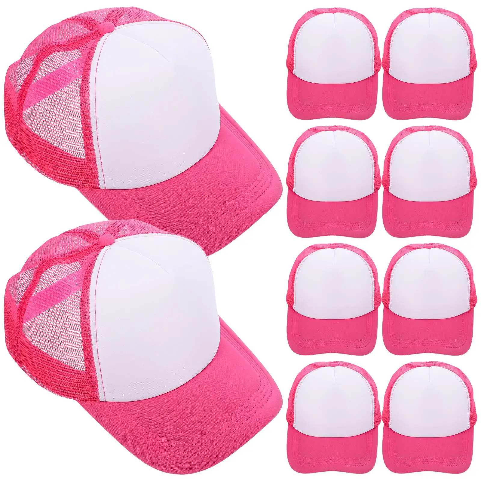 10 Pcs Blank Mesh Baseball Cap Hats for Men Outdoor Pvc Sublimation Heat Transfer
10 Pcs Blank Mesh Baseball Cap Hats for Men Outdoor Pvc Sublimation Heat Transfer