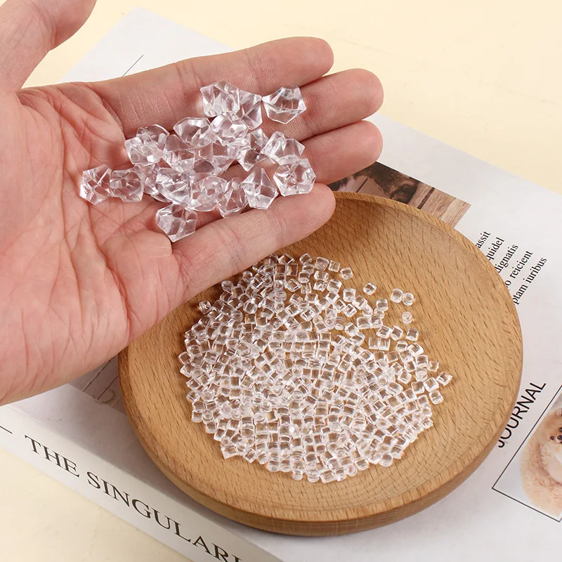 1bag Mini Fake Ice Model Acrylic Ice DIY Play House Transparent Crushed Ice Food Toy Simulation Doll Accessories Shooting Props
1bag Mini Fake Ice Model Acrylic Ice DIY Play House Transparent Crushed Ice Food Toy Simulation Doll Accessories Shooting Props