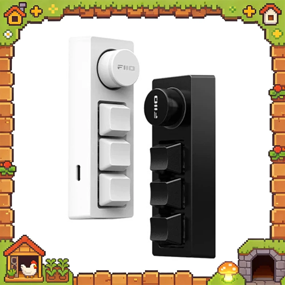 FiiO KB1K Multimedia Keypad Customizable Keys And Knobs Can Customize RGB Lighting Effects Mini Keyboard Dual USB Ports Gifts
FiiO KB1K Multimedia Keypad Customizable Keys And Knobs Can Customize RGB Lighting Effects Mini Keyboard Dual USB Ports Gifts