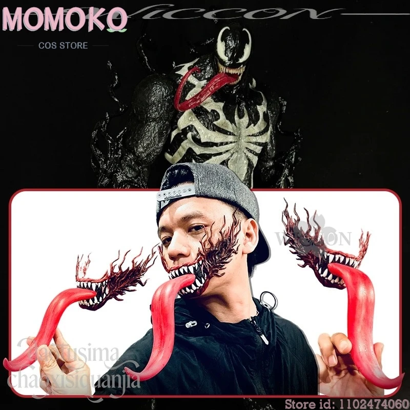 Маска для взрослых на Хэллоуин: Черный демон с длинным языком, 3D, из полимолочной кислоты, аксессуары для карнавала, манга, 2026
Маска для взрослых на Хэллоуин: Черный демон с длинным языком, 3D, из полимолочной кислоты, аксессуары для карнавала, манга, 2026