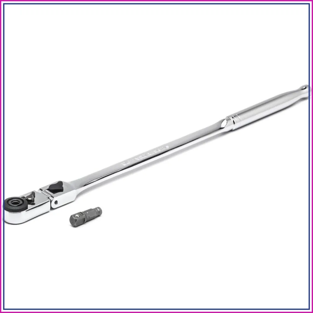 1/4" Drive 72 Tooth Quick Release Locking Flex Slim Head Ratchet, 12" - 81030
1/4" Drive 72 Tooth Quick Release Locking Flex Slim Head Ratchet, 12" - 81030