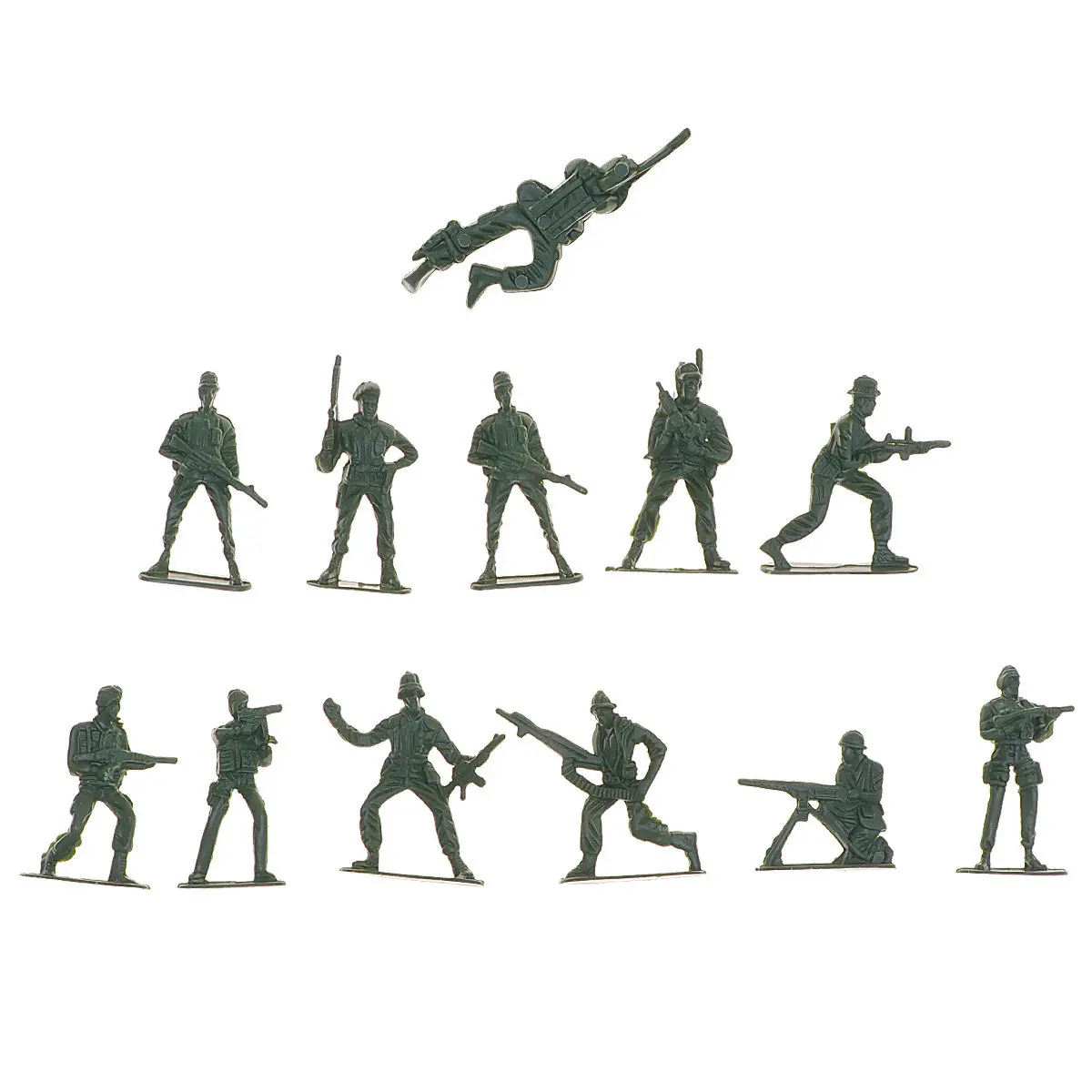 144Pcs 4.5cm Plastic Military Soldier Playset for Kids Creative Pretend Game Imaginative Play Learning Set Green
144Pcs 4.5cm Plastic Military Soldier Playset for Kids Creative Pretend Game Imaginative Play Learning Set Green