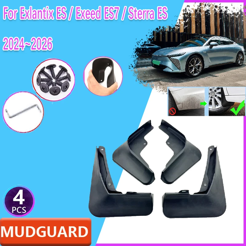 Car Fenders For Exlantix ES Accessories Exeed Sterra ES ES7 2024~2026 Mudguards Splash Guard Wheels Protection Protector MudFlap
Car Fenders For Exlantix ES Accessories Exeed Sterra ES ES7 2024~2026 Mudguards Splash Guard Wheels Protection Protector MudFlap