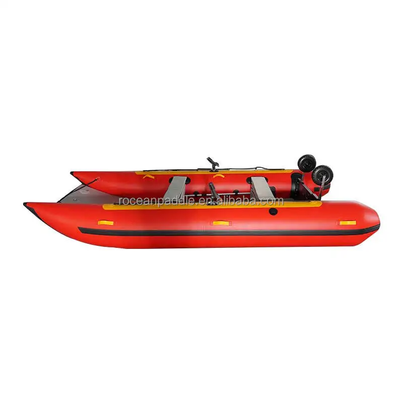 Hot Sale 13ft Fast Cat Boat Inflatable Drop Stitch Floor Inflatable Boat With Wheel
Hot Sale 13ft Fast Cat Boat Inflatable Drop Stitch Floor Inflatable Boat With Wheel