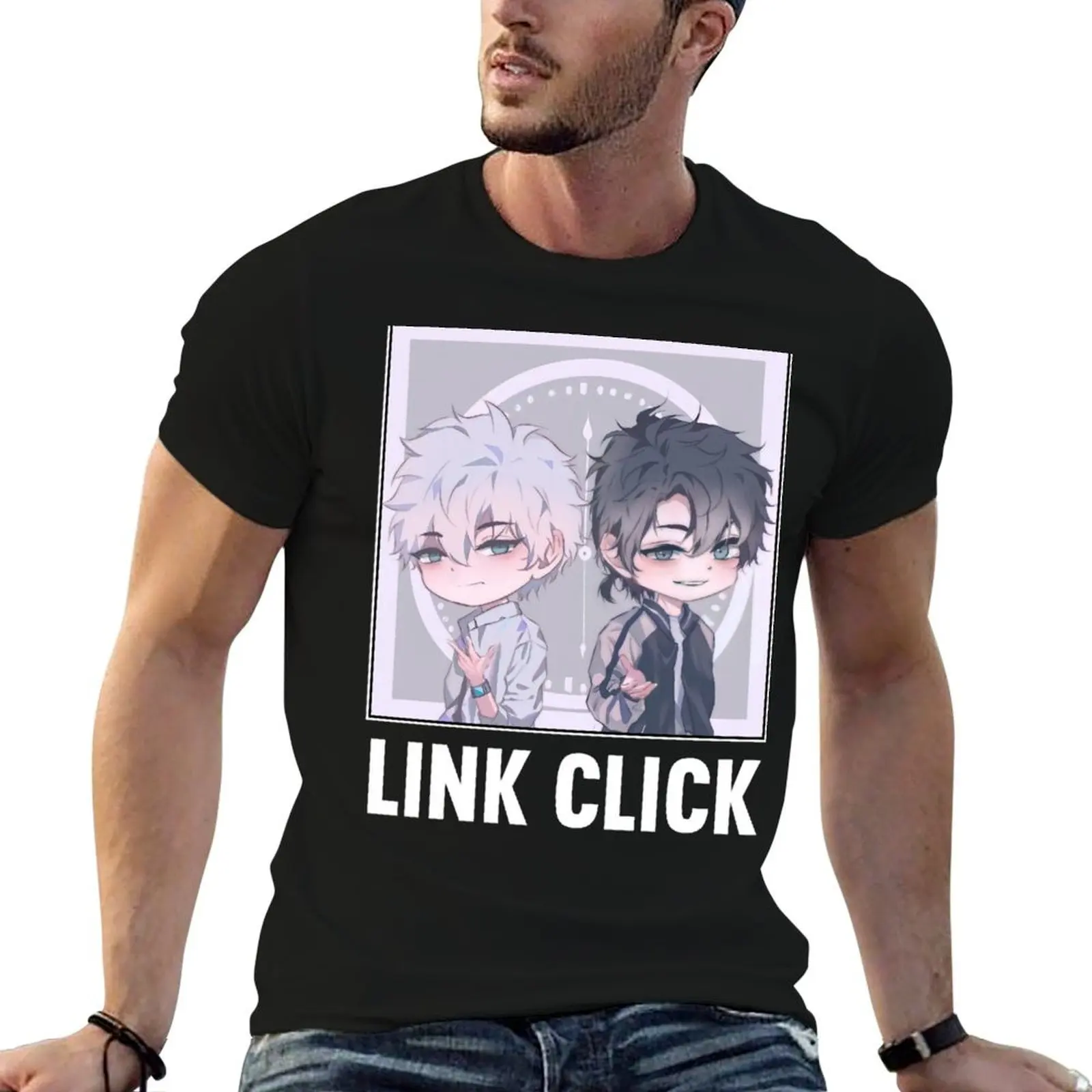 Link Click T-Shirt t shirt man cotton t shirts for man graphic vintage T-Shirt
Link Click T-Shirt t shirt man cotton t shirts for man graphic vintage T-Shirt