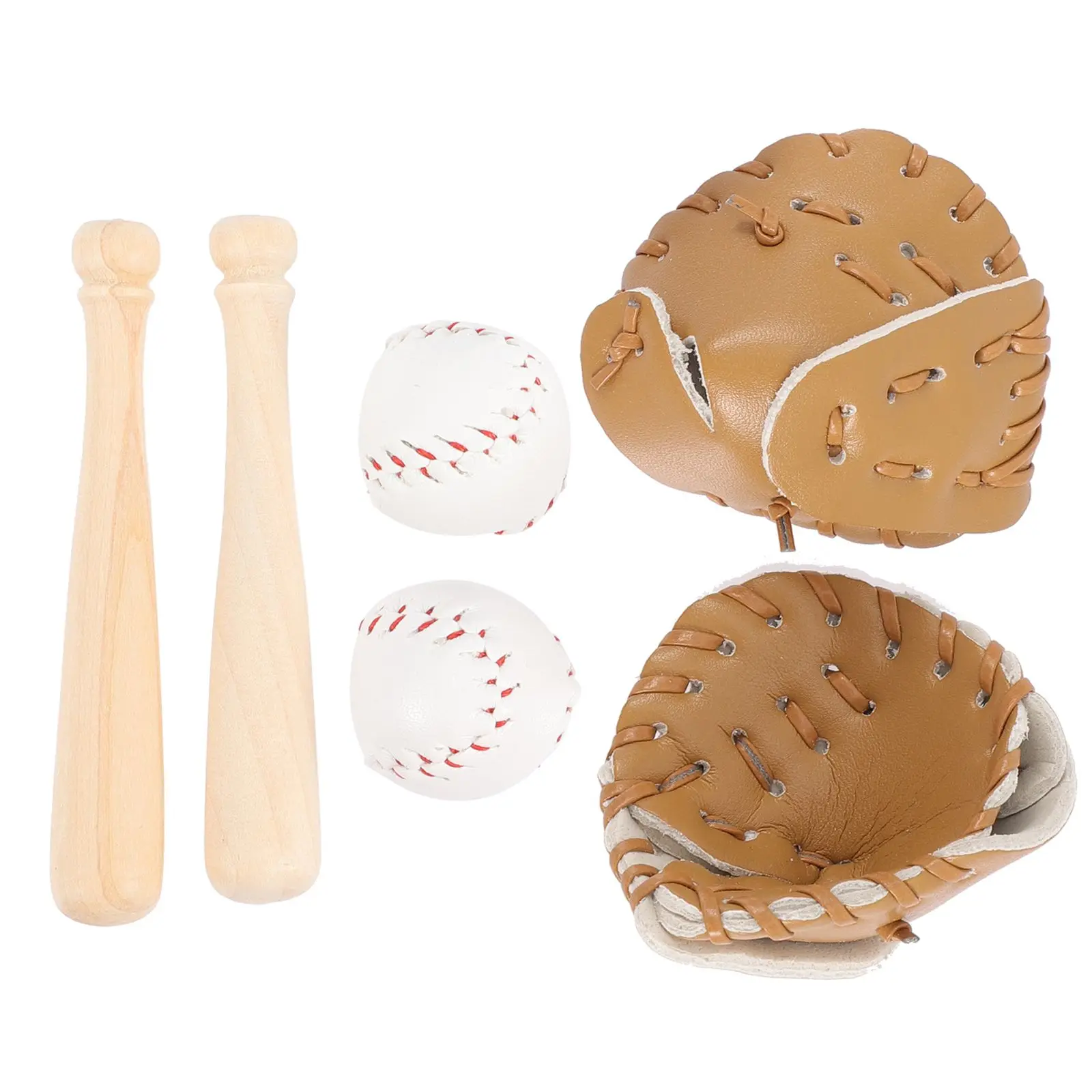 Mini Baseball Set Decorative Glove Bat 2 Sets Toy Ball Kids Diy Key Chains Materials Sports Gift Miniature
Mini Baseball Set Decorative Glove Bat 2 Sets Toy Ball Kids Diy Key Chains Materials Sports Gift Miniature
