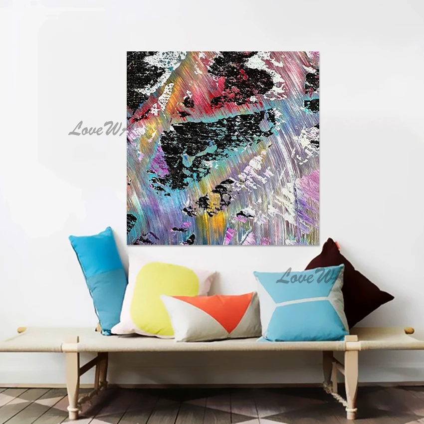 Красочная текстура, акриловые декоративные картины, абстрактный дизайн, художественный холст, ручной рисунок, без рамки, настенная картина для спальни
Красочная текстура, акриловые декоративные картины, абстрактный дизайн, художественный холст, ручной рисунок, без рамки, настенная картина для спальни