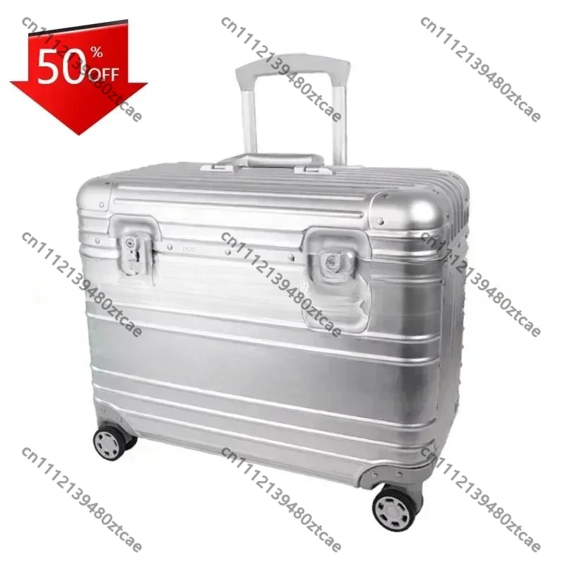 Business Aluminum Pilot Case Portable Carry On Luggage Bag, Outdoor Business Trip Waterproof Storage Travel Case
Business Aluminum Pilot Case Portable Carry On Luggage Bag, Outdoor Business Trip Waterproof Storage Travel Case