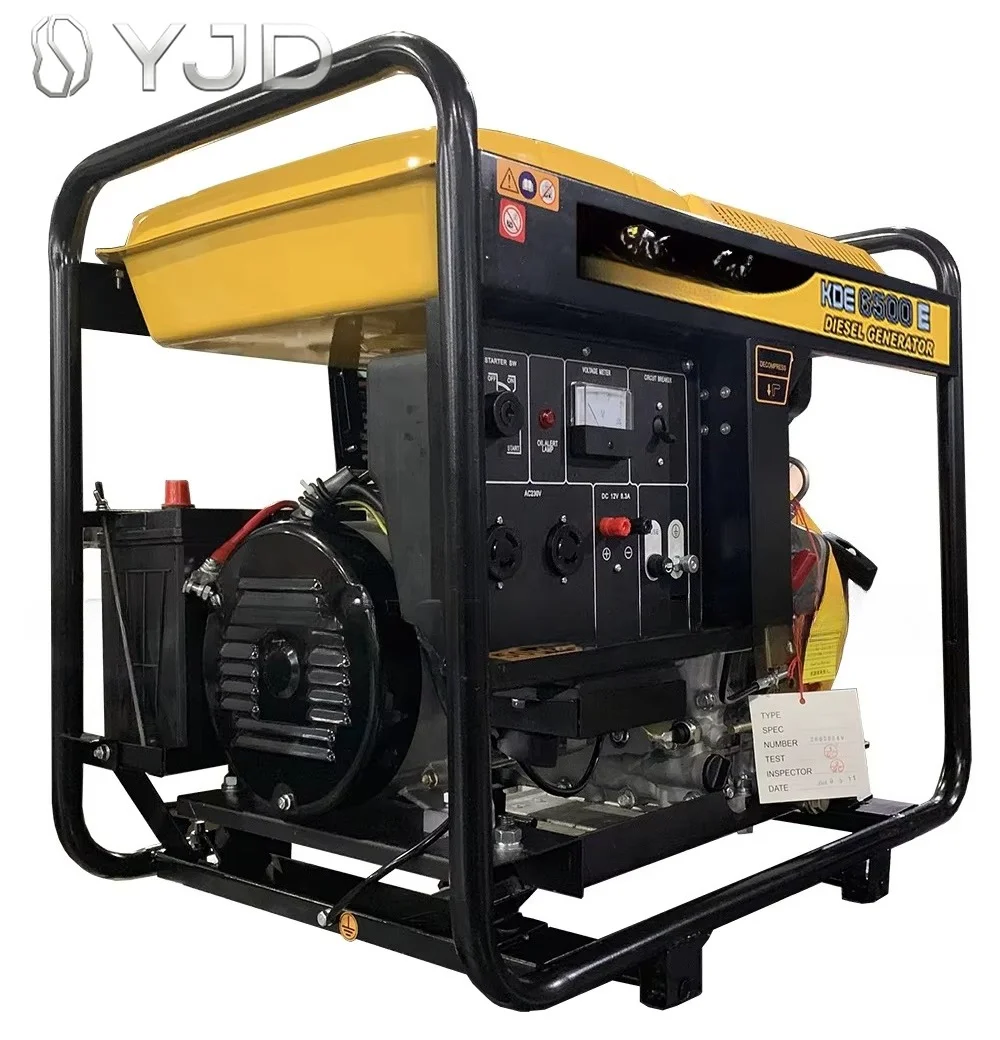KDE 5kva 5kw 6kw 7kw 8kw 10kw Low Fuel Consumption Open Frame Portable Single/ Three Phase diesel Generator for Home Use
KDE 5kva 5kw 6kw 7kw 8kw 10kw Low Fuel Consumption Open Frame Portable Single/ Three Phase diesel Generator for Home Use