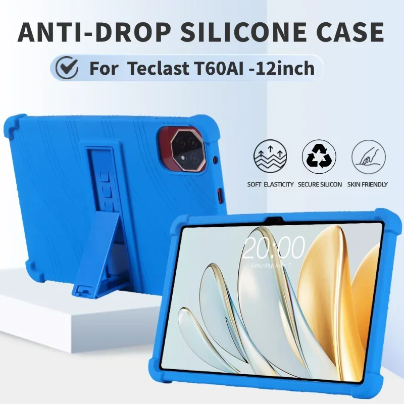 for Teclast T60AI Tablet Case Shockproof Cover Teclast T60Ai 12" Tab 2025 Soft Silicon Stand 12inch Protective Shell
for Teclast T60AI Tablet Case Shockproof Cover Teclast T60Ai 12" Tab 2025 Soft Silicon Stand 12inch Protective Shell