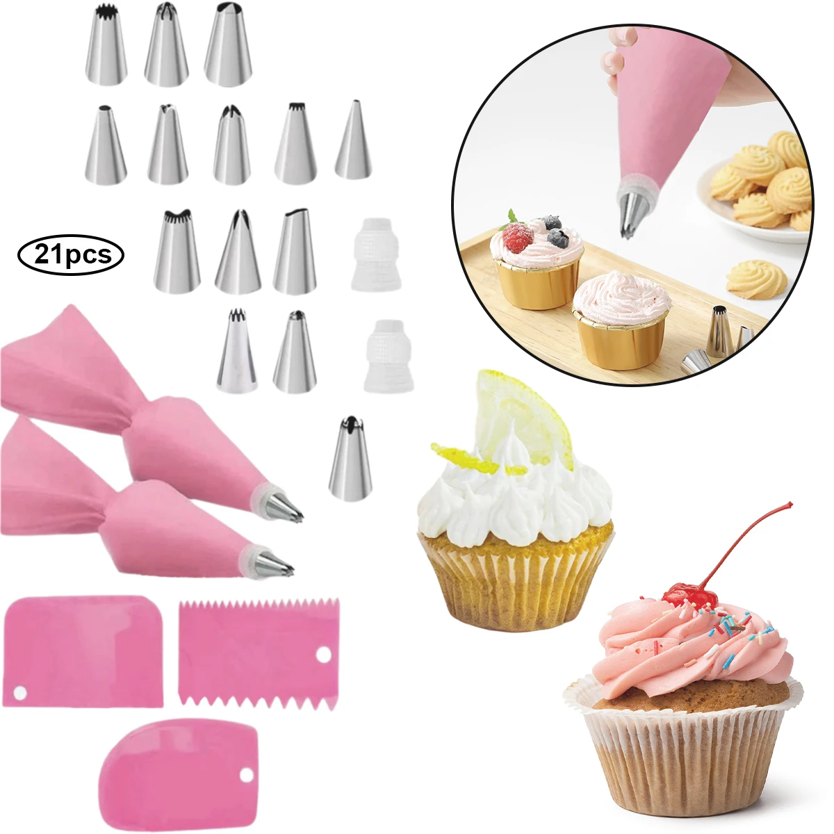 21 PCS DIY Cake Turntable Baking Mold Cake Plate Rotating Cake Decorating Tools Rotary Table Pastry Supplies Baking Accessories
21 PCS DIY Cake Turntable Baking Mold Cake Plate Rotating Cake Decorating Tools Rotary Table Pastry Supplies Baking Accessories
