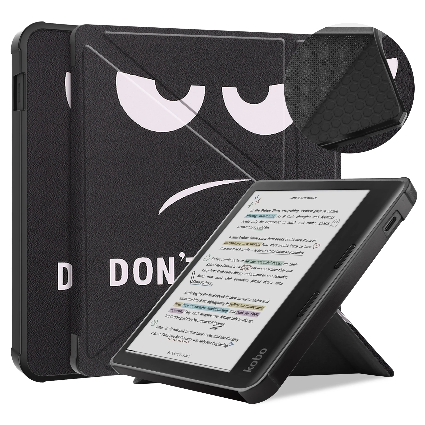 For Kobo Libra Colour 2024 Smart TPU Case 7" Multi-folding Stand eReader Cover Shockproof Protective Shell Auto Wake/Sleep
For Kobo Libra Colour 2024 Smart TPU Case 7" Multi-folding Stand eReader Cover Shockproof Protective Shell Auto Wake/Sleep