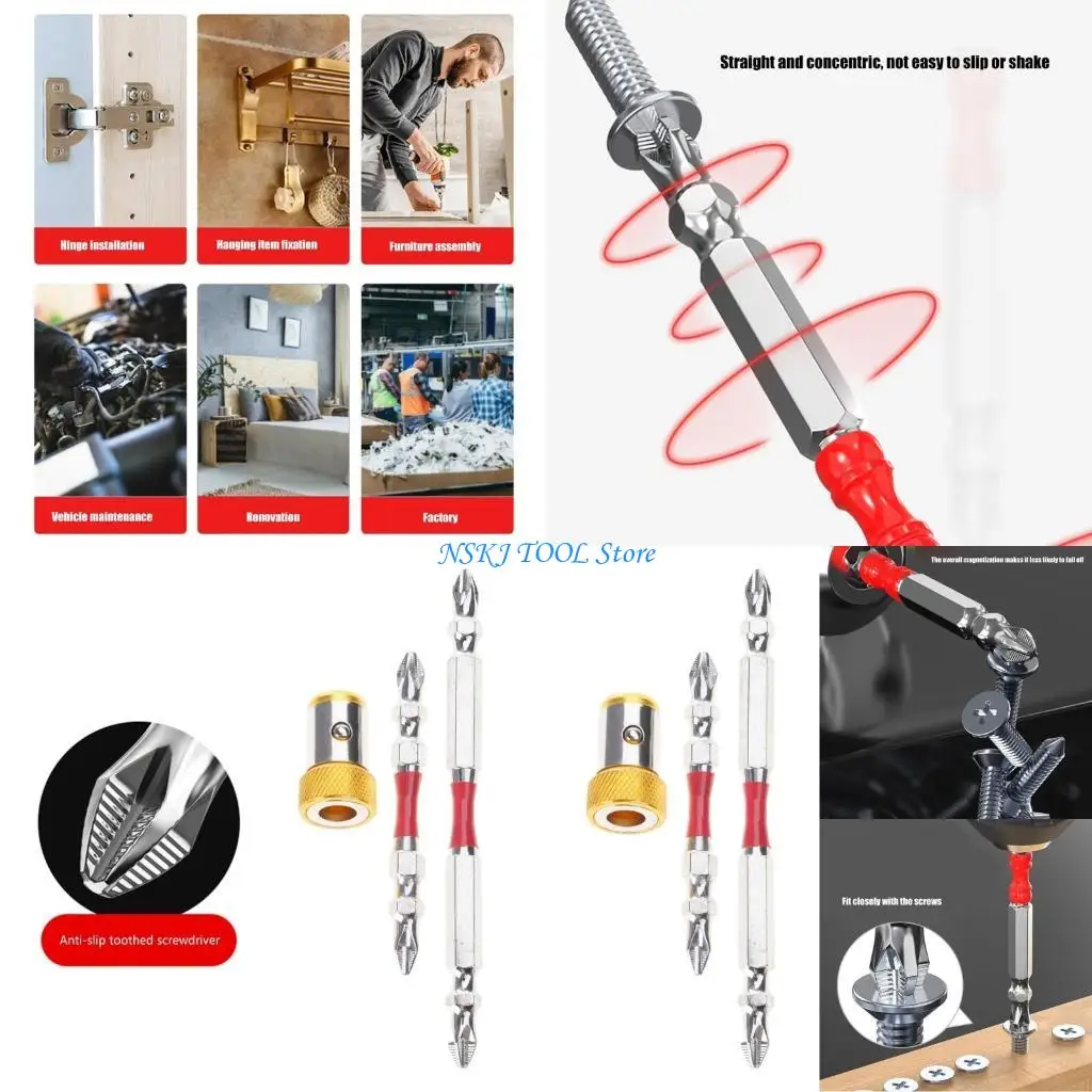 L8RC Screwdriver Head Bit Ph2 Crossed Bit Strong High Hardness Bit Head
L8RC Screwdriver Head Bit Ph2 Crossed Bit Strong High Hardness Bit Head