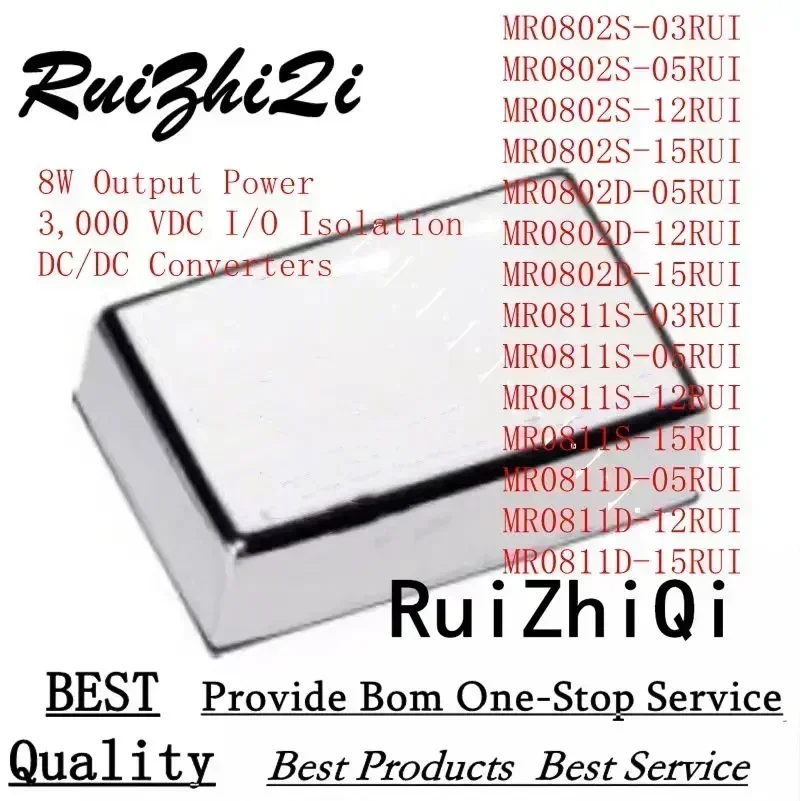 10PCS/LOT MR802S-03RUI MR802S-05RUI MR802S-12RUI MR802S-15RUI MR802D-05RUI MR802D-12RUI MR802D-15RUI 8W 3000VDC DC/DC CONVERTERS
10PCS/LOT MR802S-03RUI MR802S-05RUI MR802S-12RUI MR802S-15RUI MR802D-05RUI MR802D-12RUI MR802D-15RUI 8W 3000VDC DC/DC CONVERTERS