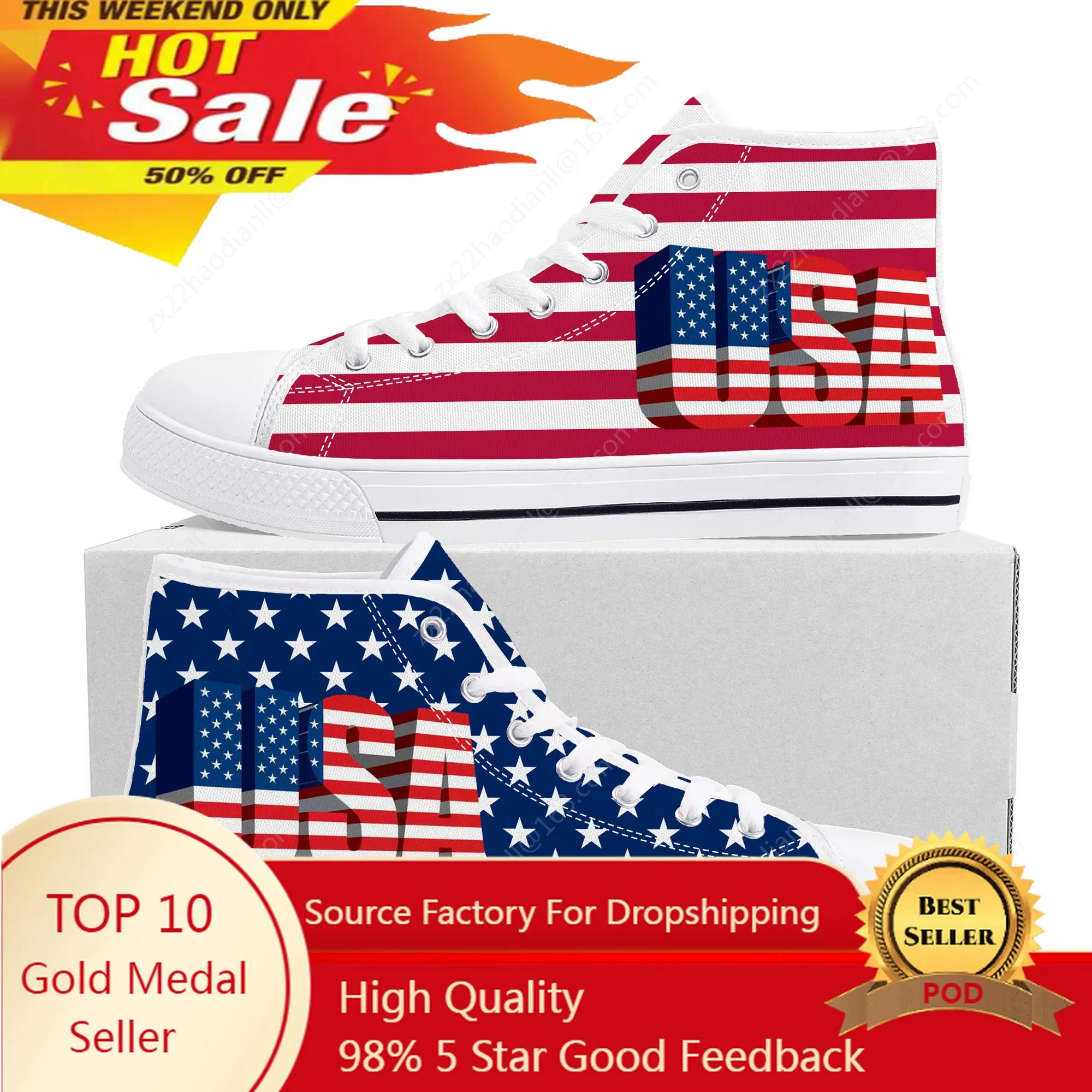 Funny USA Flag American Red Blue White Art High Top Sneakers Mens Womens Teenager Canvas Sneaker Casual Couple Shoes Custom Shoe
Funny USA Flag American Red Blue White Art High Top Sneakers Mens Womens Teenager Canvas Sneaker Casual Couple Shoes Custom Shoe