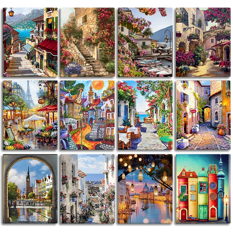 GATYZTORY 60x75cm Frame Painting By Number For Adults Stree Scenery Acrylic Paint On Canvas Picture By Numbers Home Decor
GATYZTORY 60x75cm Frame Painting By Number For Adults Stree Scenery Acrylic Paint On Canvas Picture By Numbers Home Decor