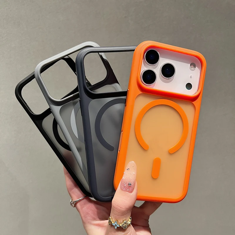 Противоударный чехол Active Touch Camera Button для Magsafe для iPhone 17, 17 Pro Max, 16 Pro, полупрозрачный матовый, с поддержкой беспроводной зарядки
Противоударный чехол Active Touch Camera Button для Magsafe для iPhone 17, 17 Pro Max, 16 Pro, полупрозрачный матовый, с поддержкой беспроводной зарядки