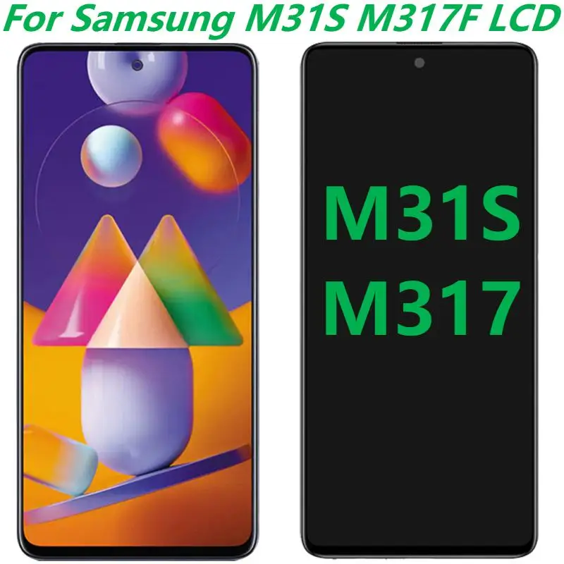 Original 6.5'' For Samsung Galaxy M31S M317F Display Touch Screen Digitizer Assembly Parts SM-M317 LCD Display Screen With Frame
Original 6.5'' For Samsung Galaxy M31S M317F Display Touch Screen Digitizer Assembly Parts SM-M317 LCD Display Screen With Frame