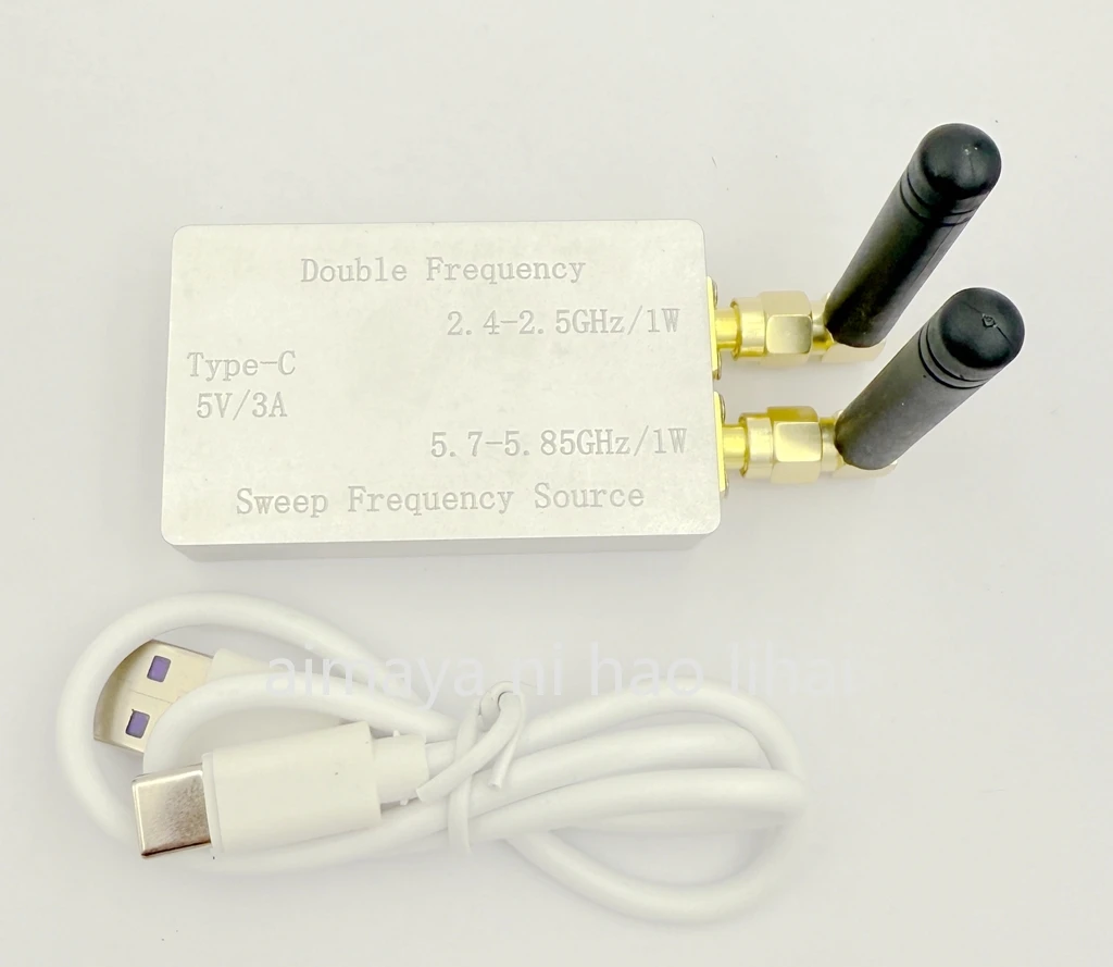 2.4GHz 5.8GHz Dual-band Sweep Source Dual Antenna 1W Output Power
2.4GHz 5.8GHz Dual-band Sweep Source Dual Antenna 1W Output Power