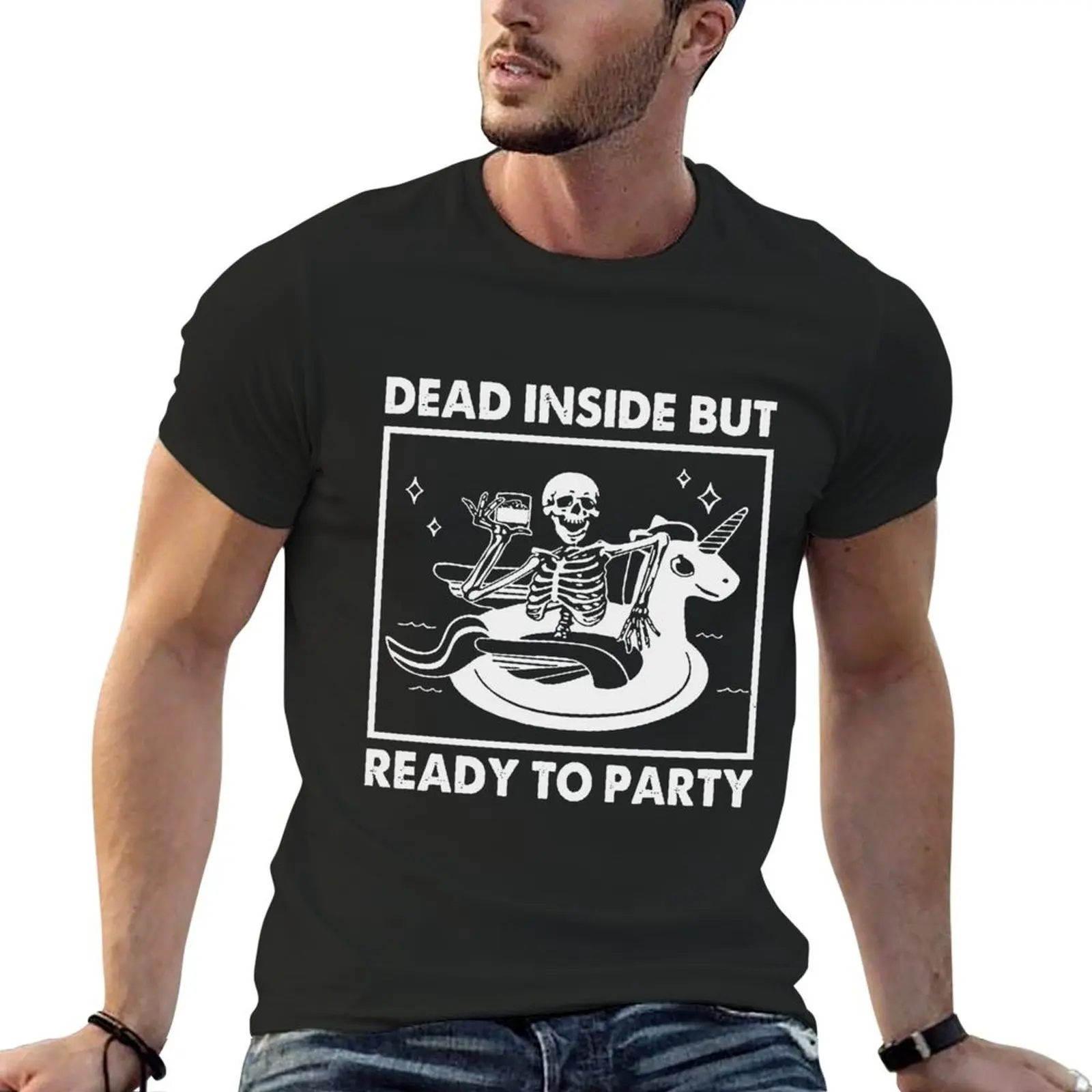 DEAD INSIDE BUT READY TO PARTY SHIRT T-shirt shirts graphic tees summer top mens clothes
DEAD INSIDE BUT READY TO PARTY SHIRT T-shirt shirts graphic tees summer top mens clothes
