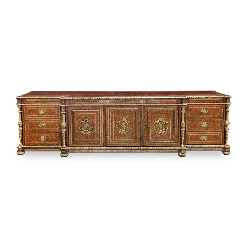 Neoclassical European furniture Windsor Castle series TV cabinet Large apartment living room TV cabinet Locker Floor cabinet
Neoclassical European furniture Windsor Castle series TV cabinet Large apartment living room TV cabinet Locker Floor cabinet