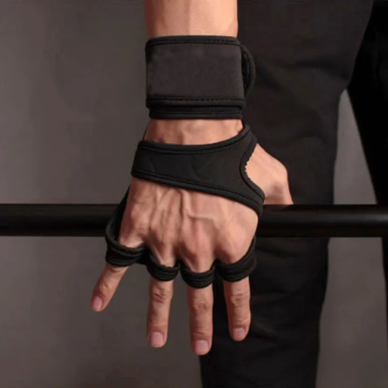 Non-slip Half Finger Training Gloves Women Men Fitness Sports Body Building Gymnastics Grips Gym Hand Palm Protector Gloves
Non-slip Half Finger Training Gloves Women Men Fitness Sports Body Building Gymnastics Grips Gym Hand Palm Protector Gloves